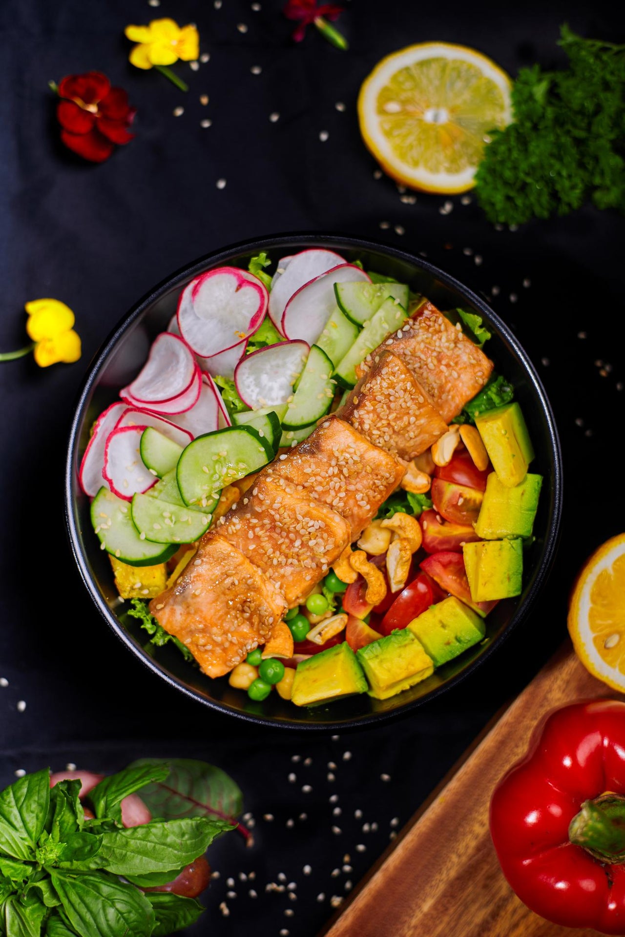 Salmon in Fire